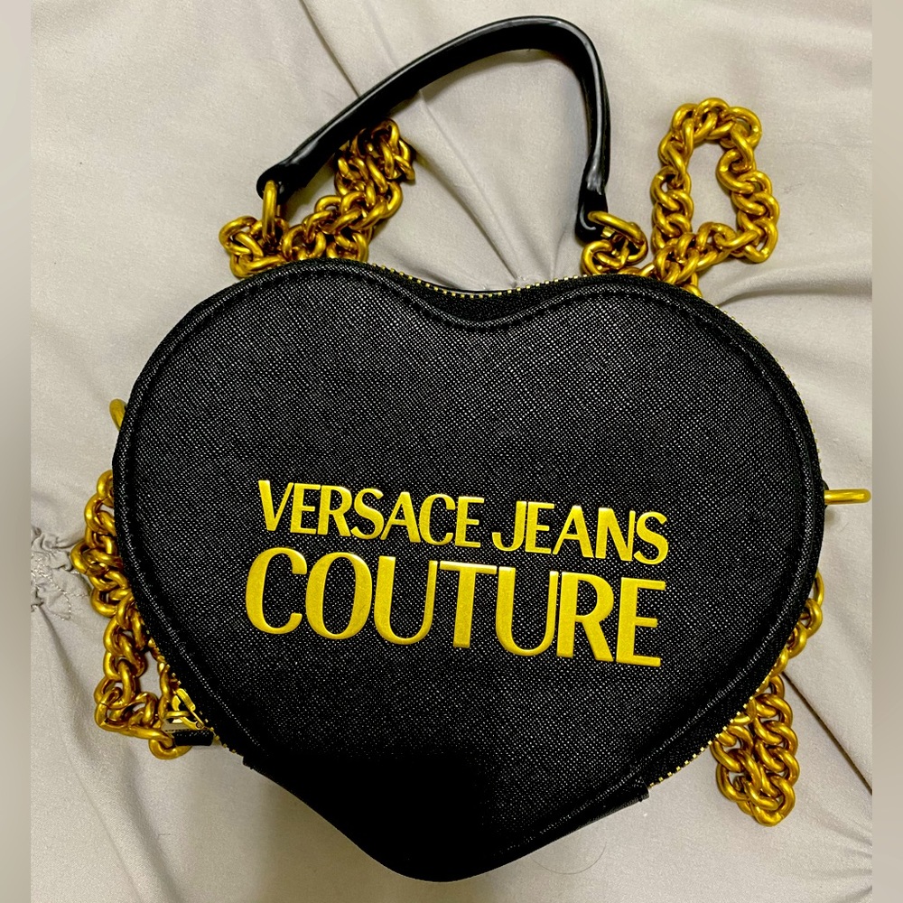 Heart shaped Versace Jeans Couture Authentic